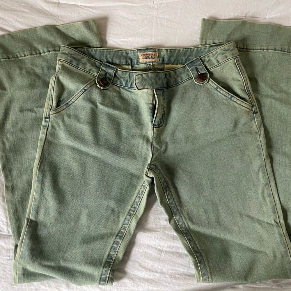 Free People Jean Bell Bottoms Size 12